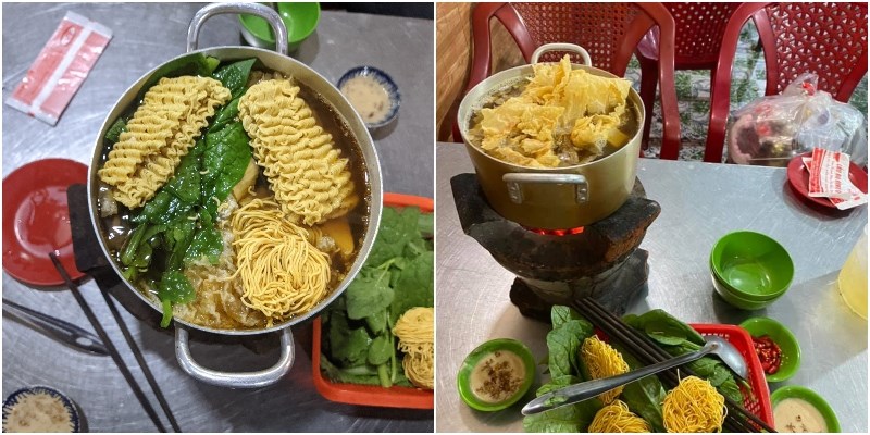Món ăn tại Quán Lẩu bò Nghĩa Địa 