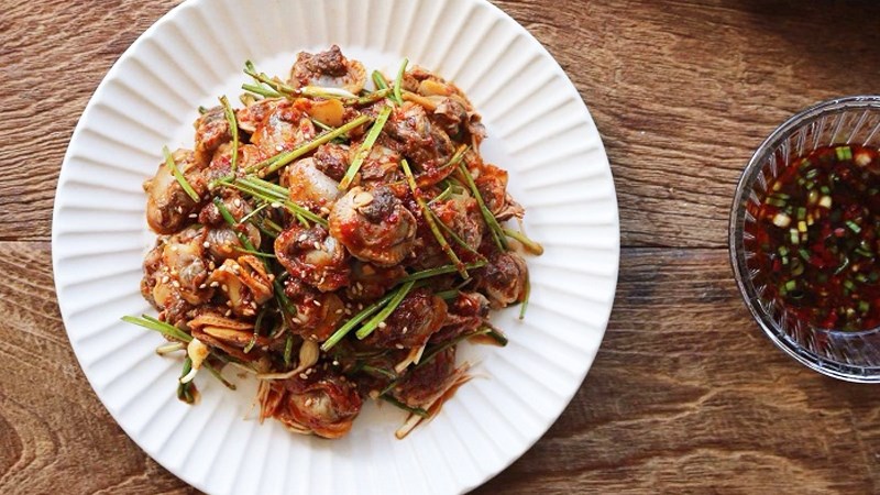Tiết canh sò huyết