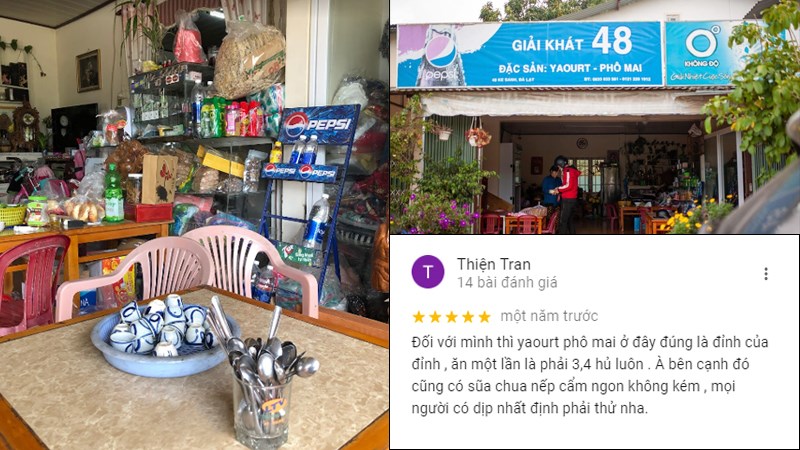 Quán Yaourt Phô Mai Đà Lạt Quán 48 Cô Cúc