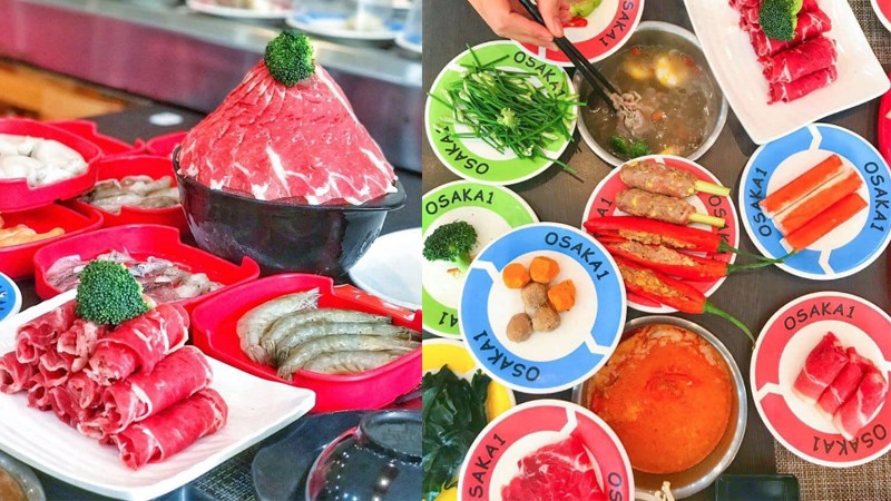 Nhà hàng Lẩu băng chuyền Osaka