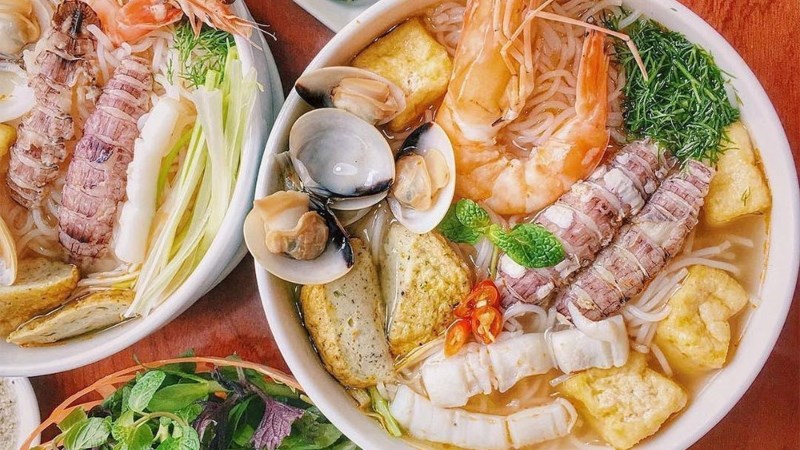 Bún hải sản