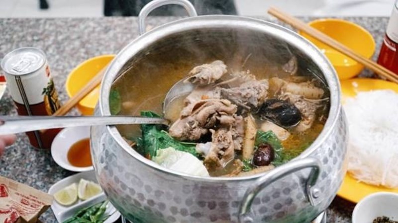 Gà nấu sâm dây