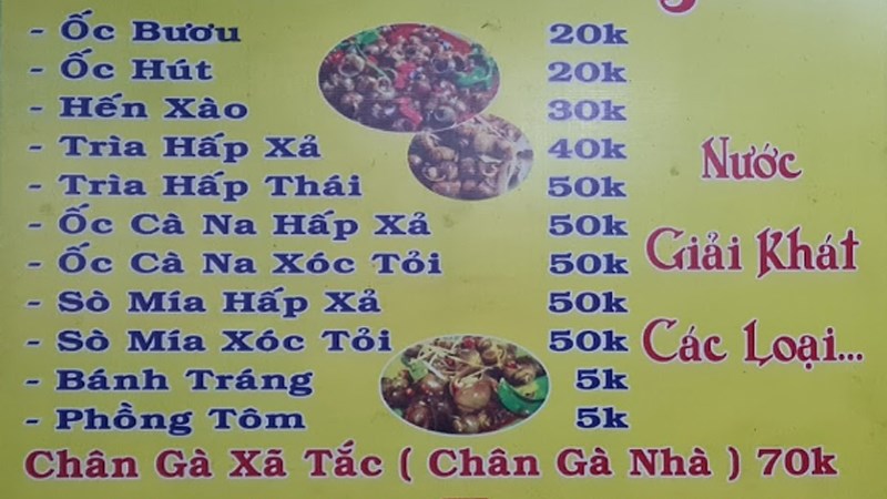Quán ốc Minch Nghĩa