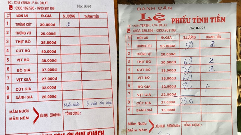 Quán Bánh Căn Lệ