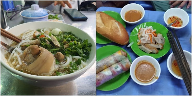 Món ăn tại Quán Bánh Canh Gái 