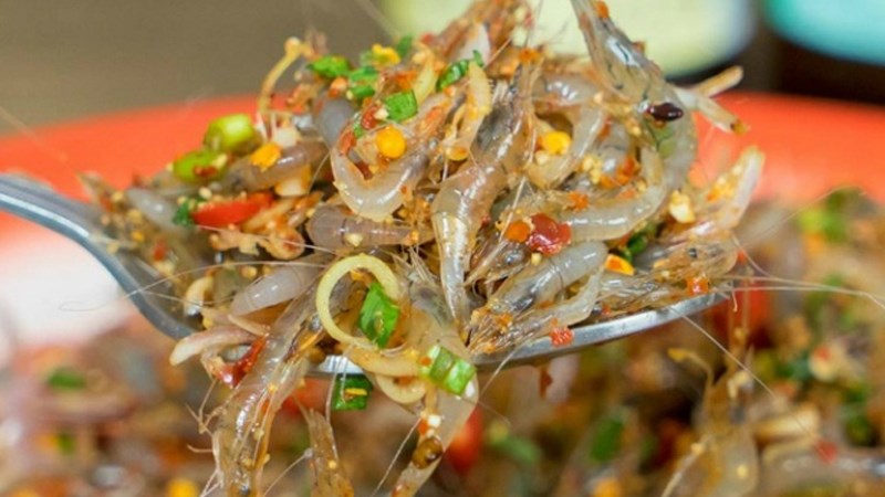 Gỏi tép nhảy