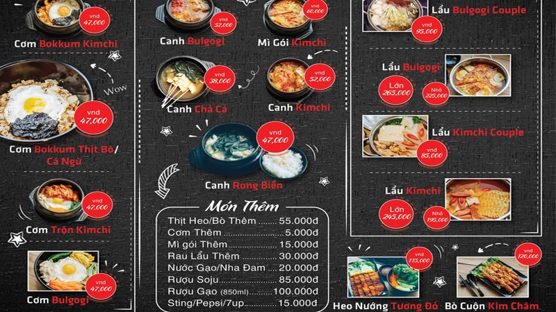 Nhà hàng The Kor Korea Fast Food