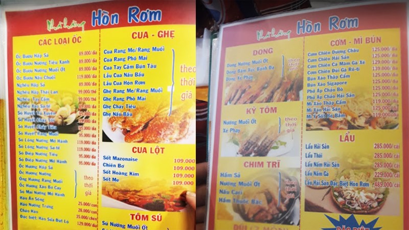 Nhà hàng Hòn Rơm