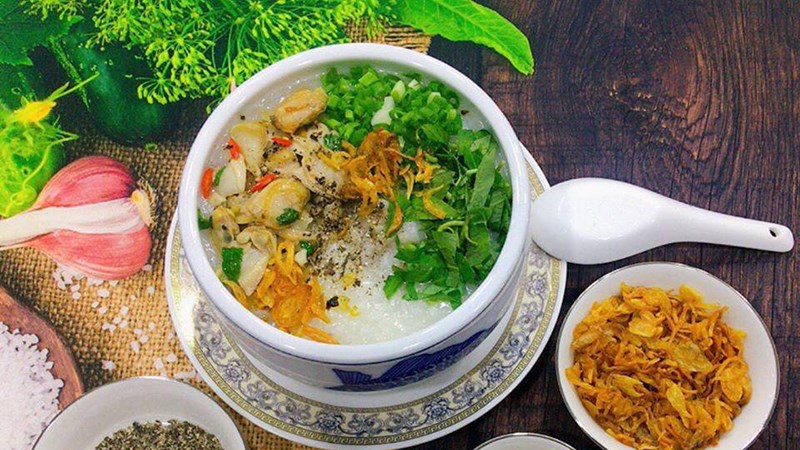 Cháo nghêu