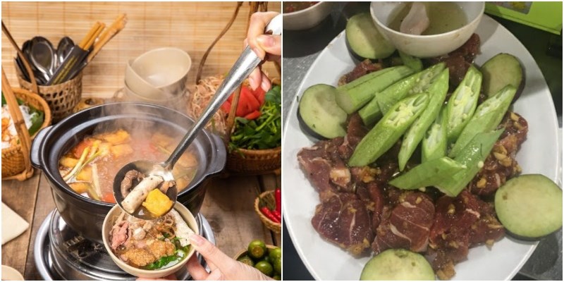 Món ăn tại Quán Lẩu Bò Hai Tín 