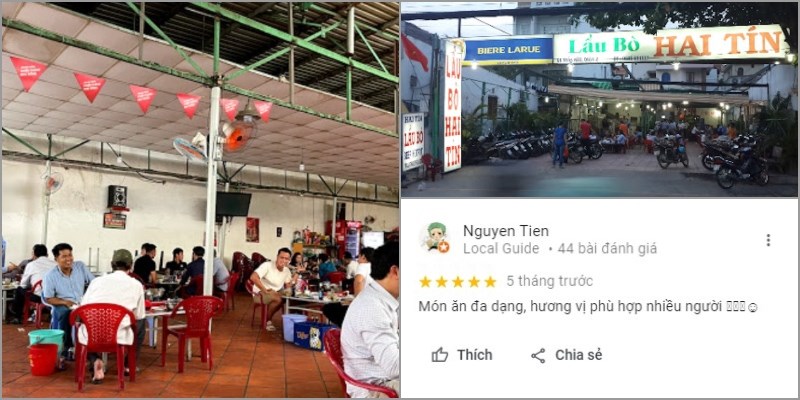Quán Lẩu Bò Hai Tín 