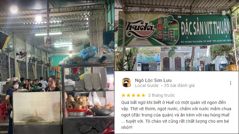 Quán Cháo vịt Thuận