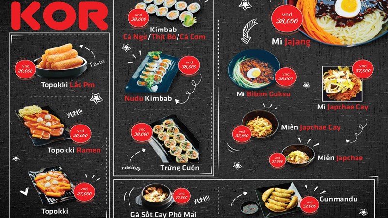 Nhà hàng The Kor Korea Fast Food