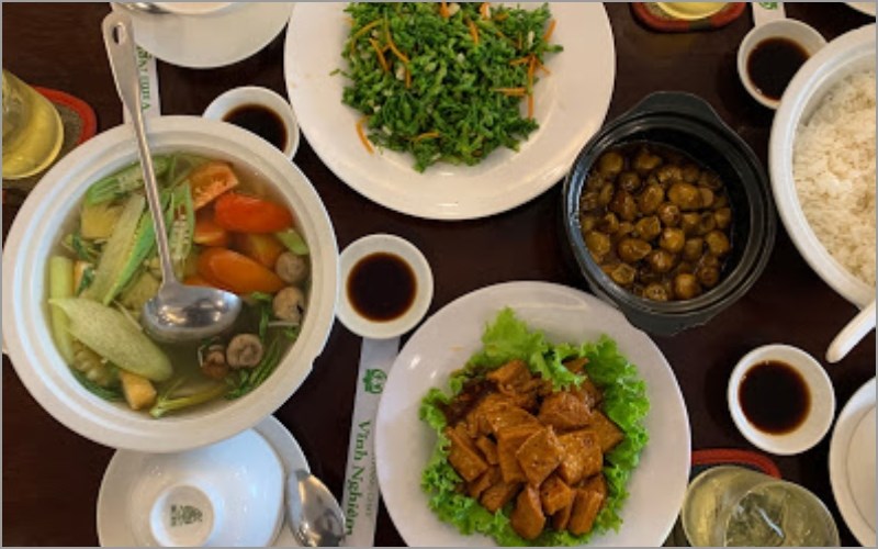 Thức ăn sử dụng nguyên liệu thuần chay 