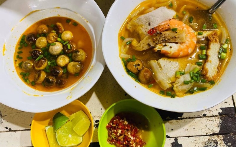 Món ăn tại Quán Bún Mọc Thanh Mai 