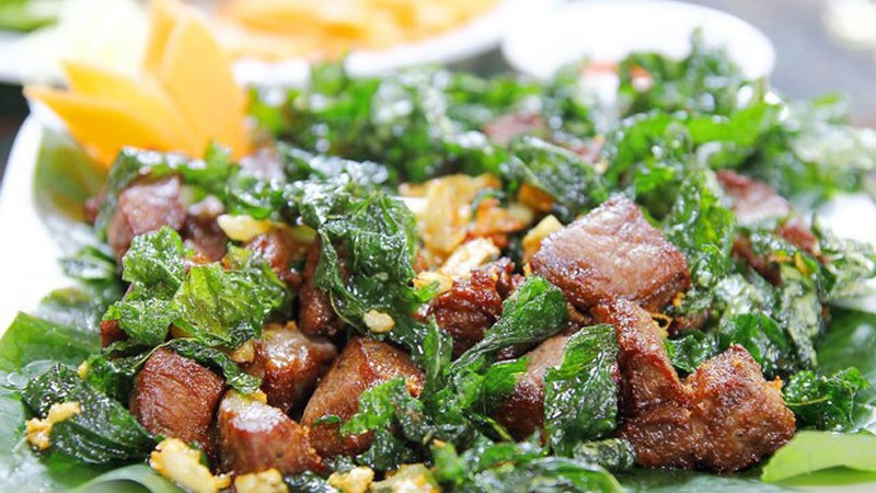 Thịt trâu lá trơng
