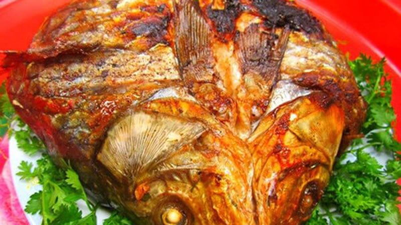 Cá nướng úp chậu