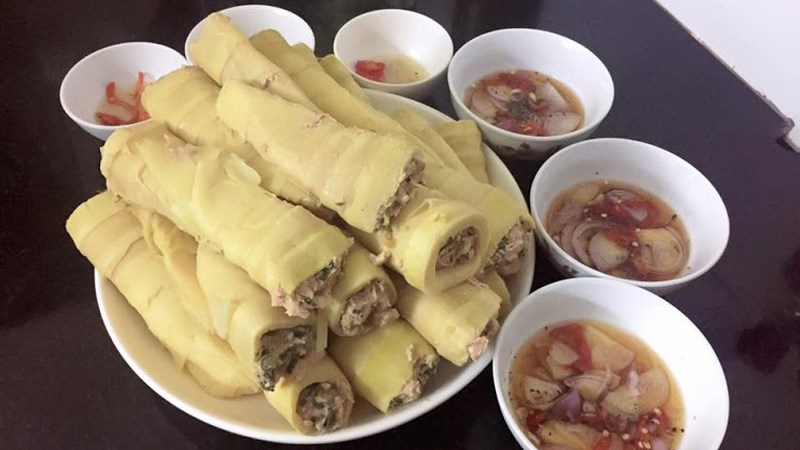 Măng nhồi thịt