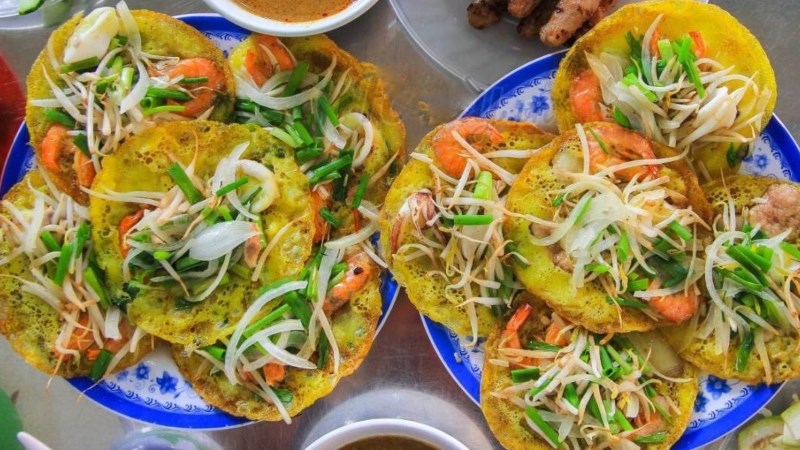 Bánh xèo mực