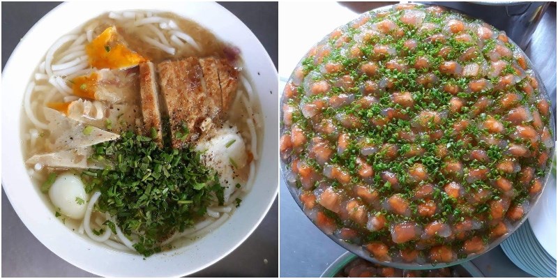 Món ăn tại Quán Bánh canh Xíu 