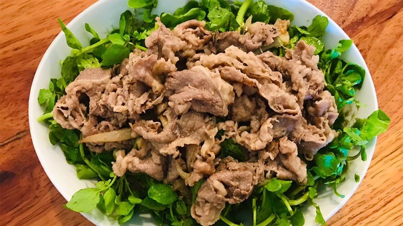 Rau liệt Gio An (Rau xà lách xoong)