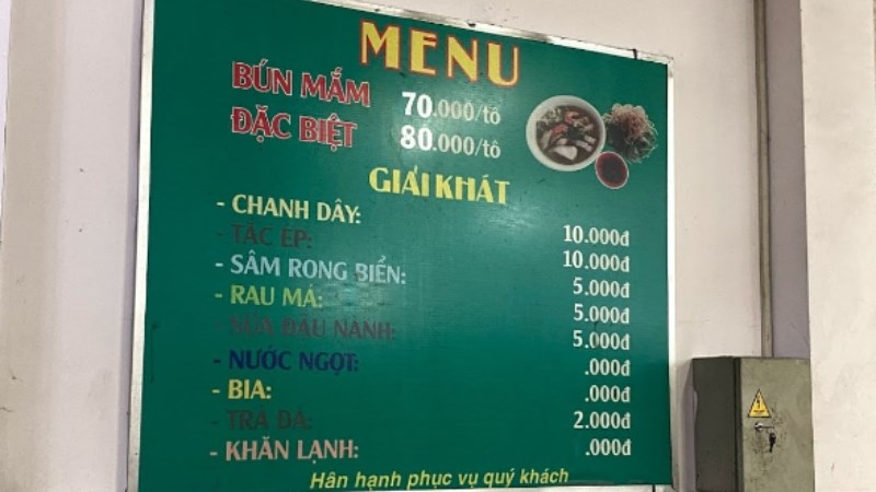 Quán Bún Mắm 444
