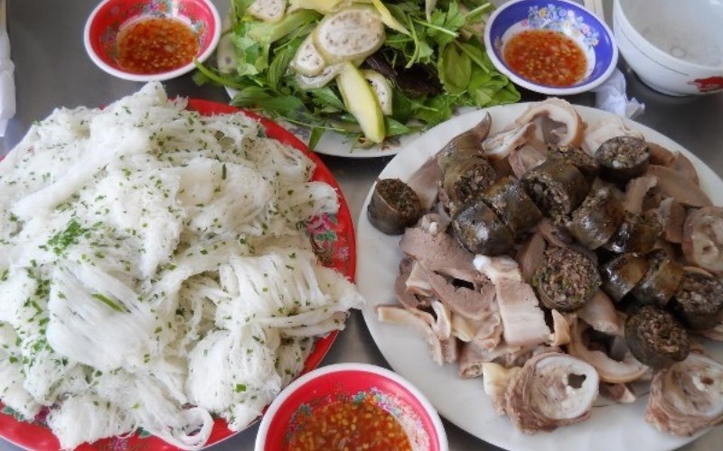 Bánh hỏi lòng heo