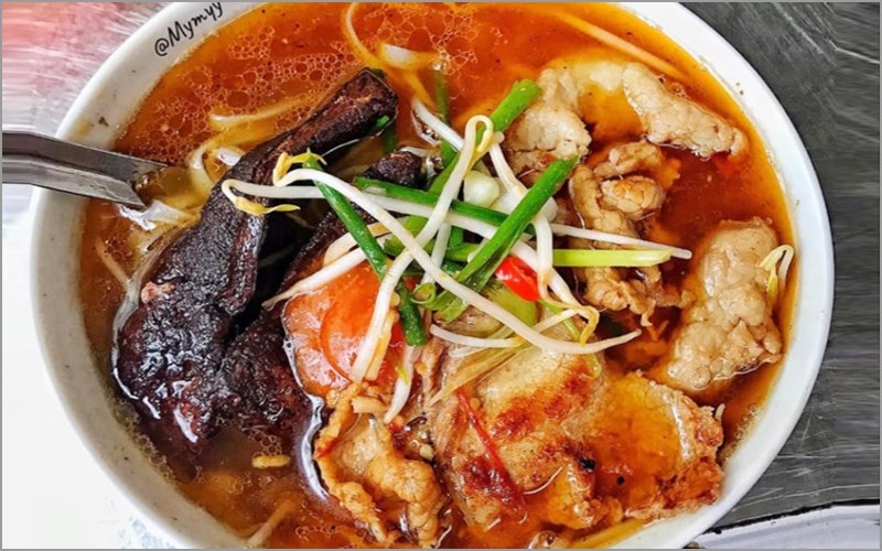 Phở gan cháy