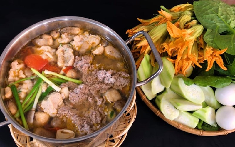 Lẩu cua đồng