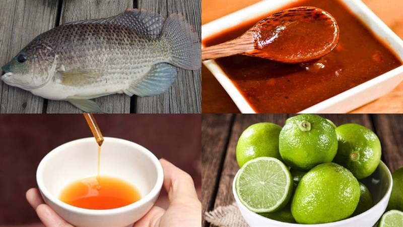 Nguyên liệu làm cá rán giấy bạc bằng nồi chiên không dầu