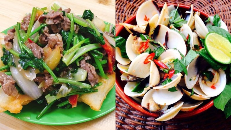 Món ăn ở Phở cuốn Hưng Bền