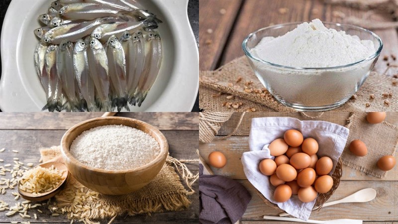 Nguyên liệu món ăn cá mai chiên giòn