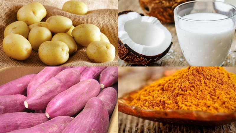 Nguyên liệu món ăn cà ri chay