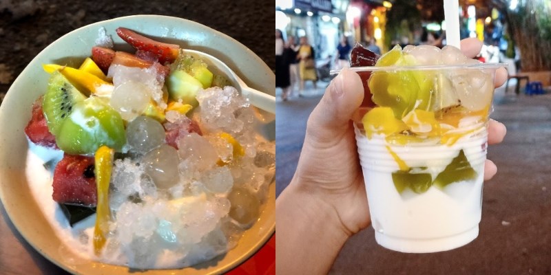 Quán sữa chua thạch lá nếp