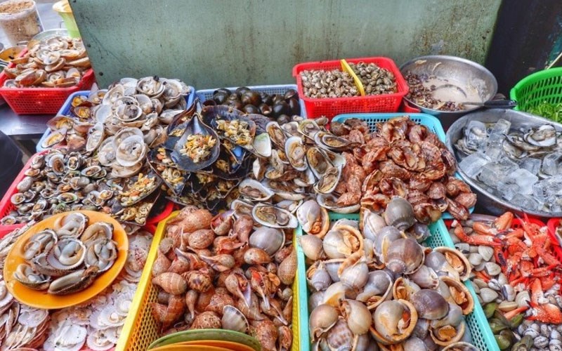 Cua và ốc Bạc Liêu