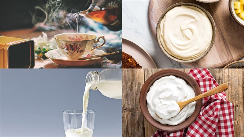 Nguyên liệu món ăn trà sữa bá tước earl grey