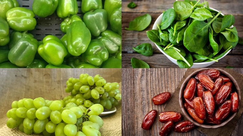 Ingredients for bell pepper smoothie