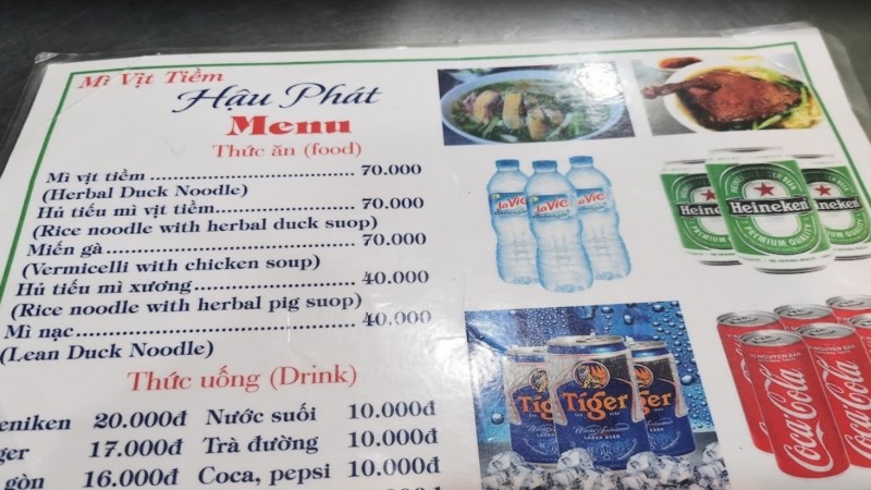 Quán Mì Vịt Tiềm Hậu Phát 