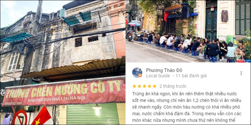 Quán trứng chén nướng Cô Ty