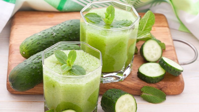 Nước nghiền dưa chuột
