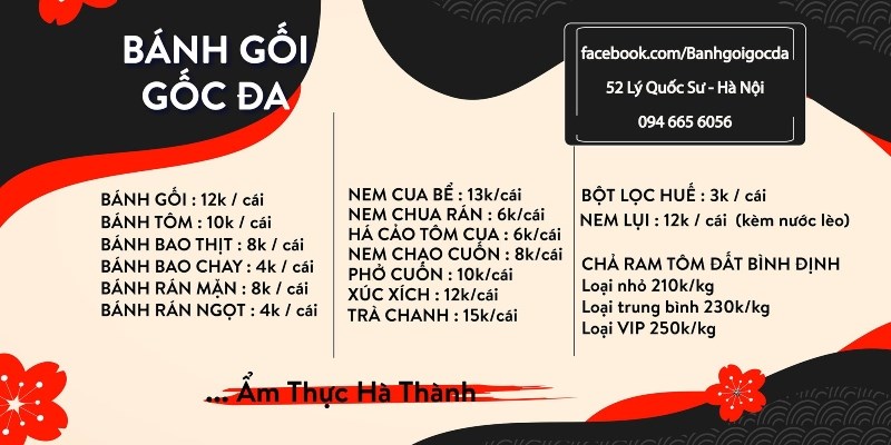 Quán bánh gối Lý Quốc Sư