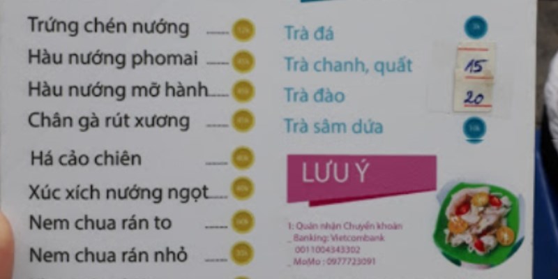 Quán trứng chén nướng Cô Ty
