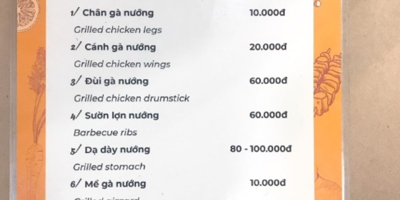Quán gà nướng Thịnh Vượng