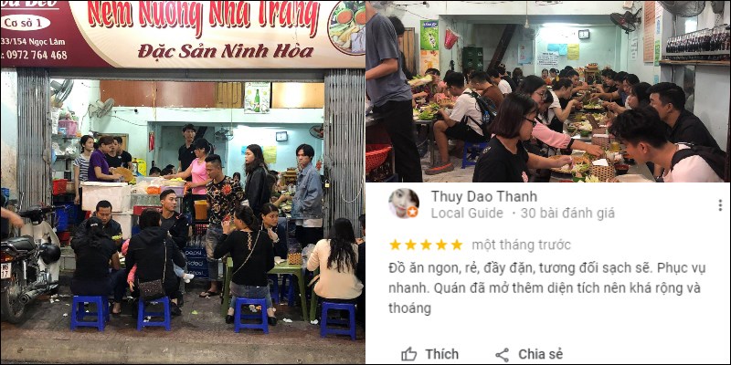 Quán Hoa Béo - Nem nướng Nha Trang