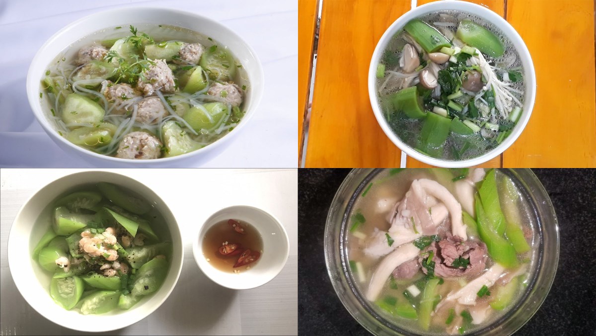 Tổng hợp 7 cách nấu canh mướp