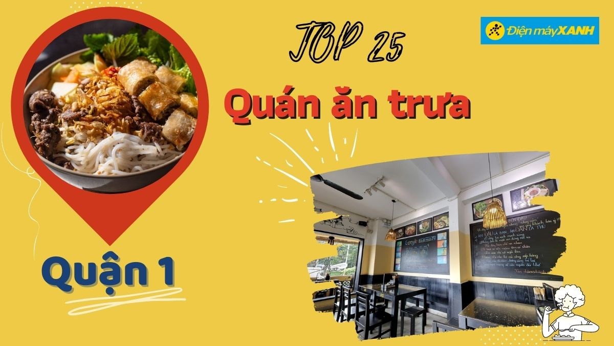 Top 25 quán ăn trưa ngon ở quận 1