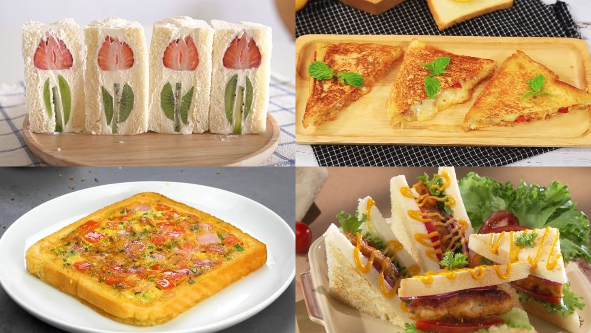 Máy Nướng Bánh Hotdog Tam Giác Bánh Sandwich Sokany KJ102 Công Suất 750W Có Rơ Le Cảm Biến Tự Ngắt Khi Bánh Chính