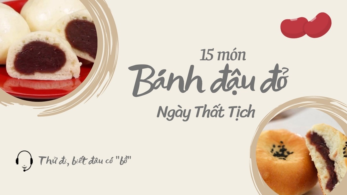 món bánh đậu đỏ