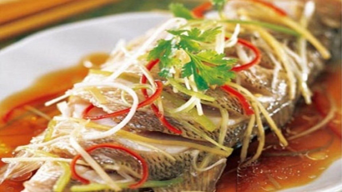 Cá quả hấp xì dầu