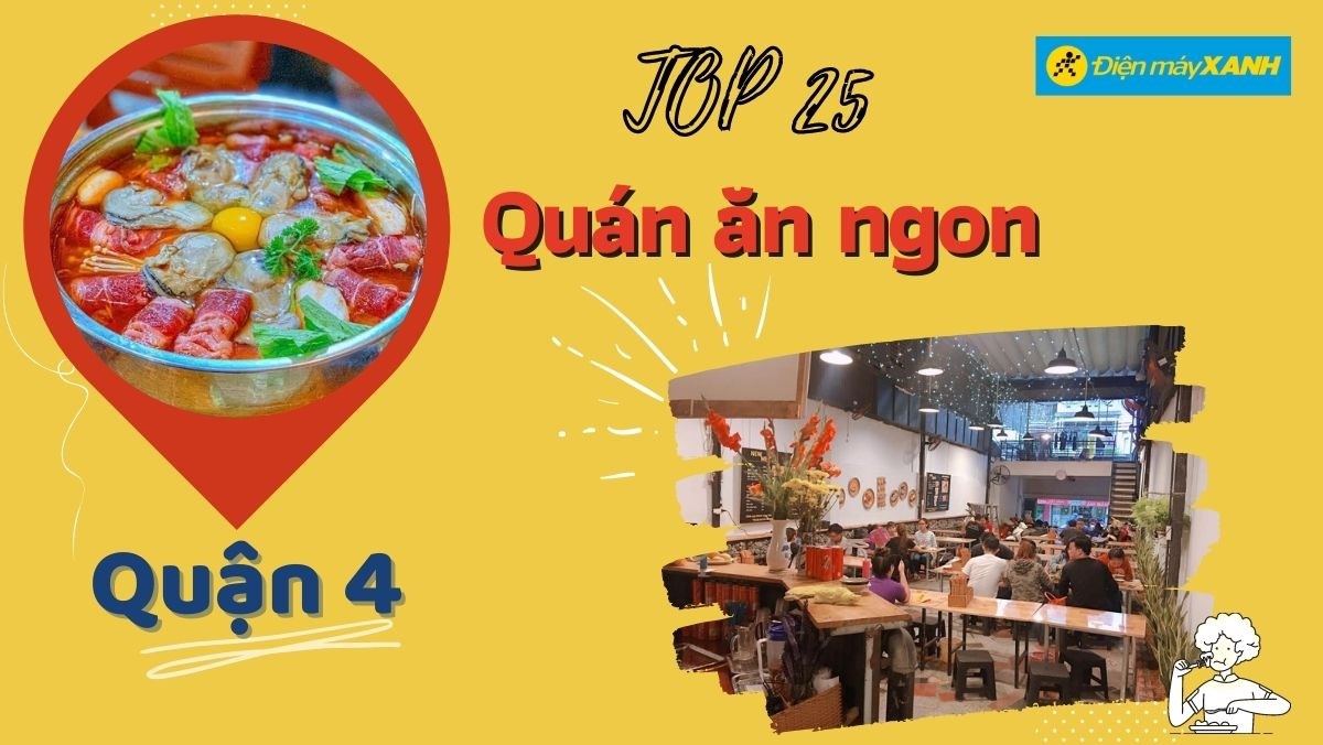 Top 25 quán ăn quận 4